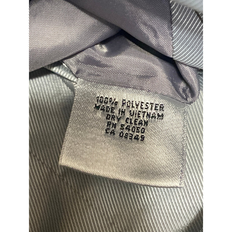 Kasper Women's Gray Long Sleeve Notch Lapel Blazer Coat Suit Jacket Size 16