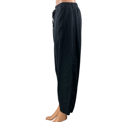 Abercrombie & Fitch Women's Black High Rise Relaxed Baggy Trouser Pants Size XS