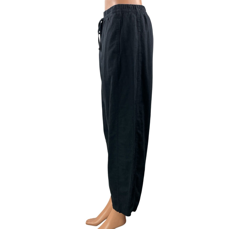 Abercrombie & Fitch Women's Black High Rise Relaxed Baggy Trouser Pants Size XS