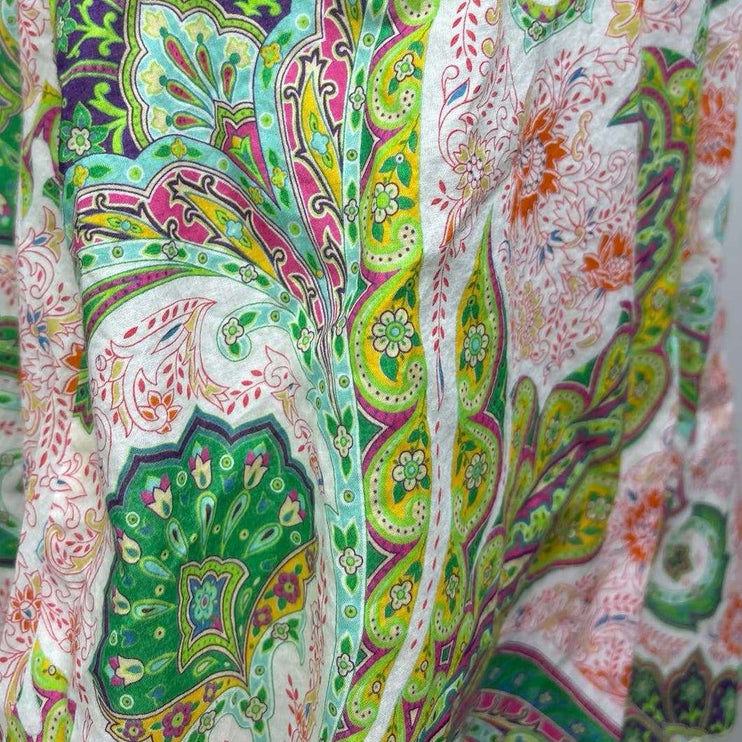 A.B.S. Allen Schwartz Floral Paisley Multicolor Spaghetti Strap Camisole Top S