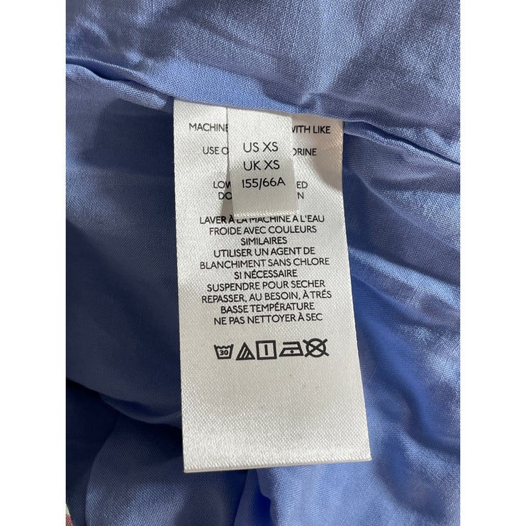 Urban Outfitters Multicolor Gingham Plaid Checkered Straight Mini Skirt Size XS