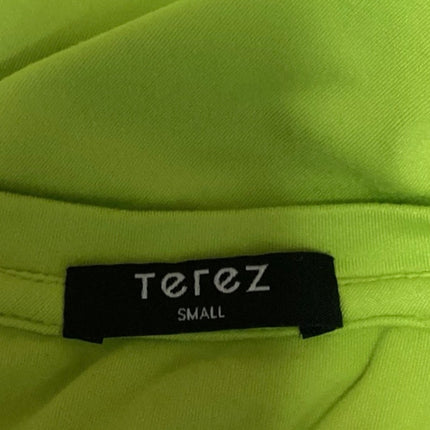 Terez Yellow Crewneck Activewear Fitness Gym Sleeveless Pullover Tank Top Size S