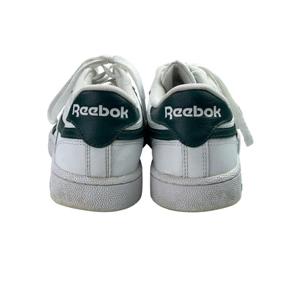 Reebok Club C Revenge Men's White Green Leather Lace Up Low Top Sneakers Shoes 9