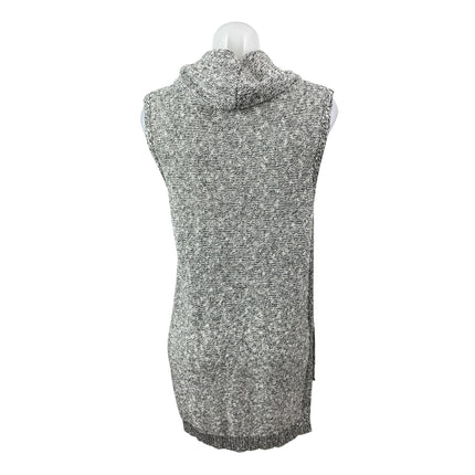 Two by Vince Camuto Heather Gray Cowl Neck Sleeveless Sweater Mini Dress Size L