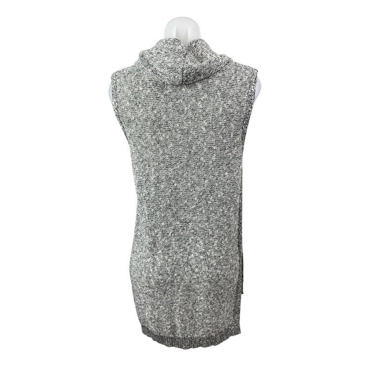 Two by Vince Camuto Heather Gray Cowl Neck Sleeveless Sweater Mini Dress Size L