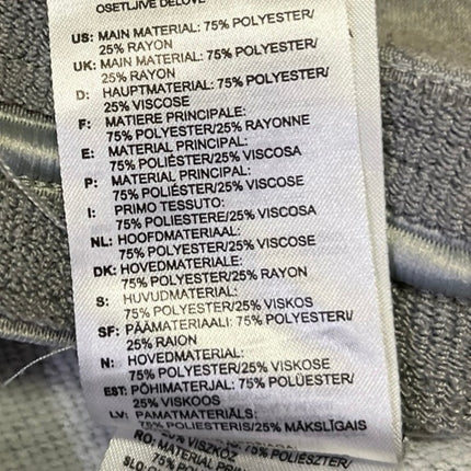 Adidas Women's Gray Striped High Waisted Athletic Jogger Sweat Pants Size M