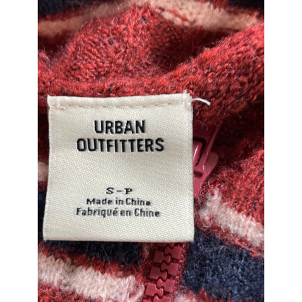Urban Outfitters BDG Wool Multicolor Argyle Long Sleeve Crop Sweater Top Size S