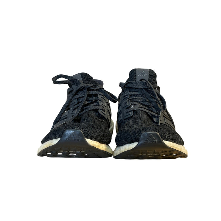 Adidas Ultra Boost Black Low Top Lace Up Athletic Running Sneakers Shoes Size 9