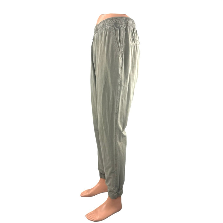 Bearbottom Men's Gray Drawstring Tapered Leg Utility Jogger Sweat Pants Size L