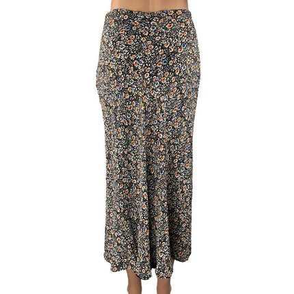 Boden Cecelia Multicolor Floral Print Side Zip Flowy Midi Maxi A-Line Skirt Sz 4