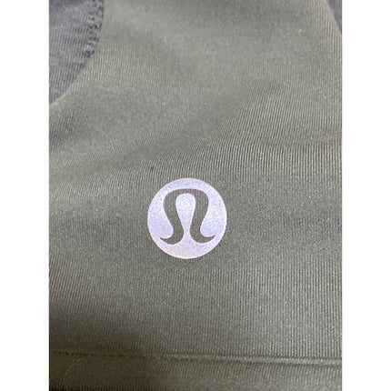 Lululemon Women's Green Racerback High Neck Yoga Athletic Sports Bra Crop Top 4