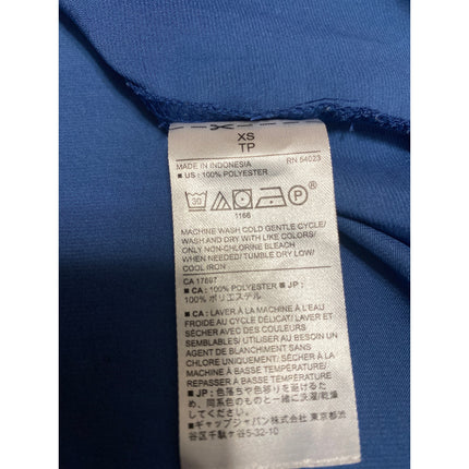 Banana Republic Women's Blue Collared Long Sleeve Crop Shirt Blouse Top Size XS