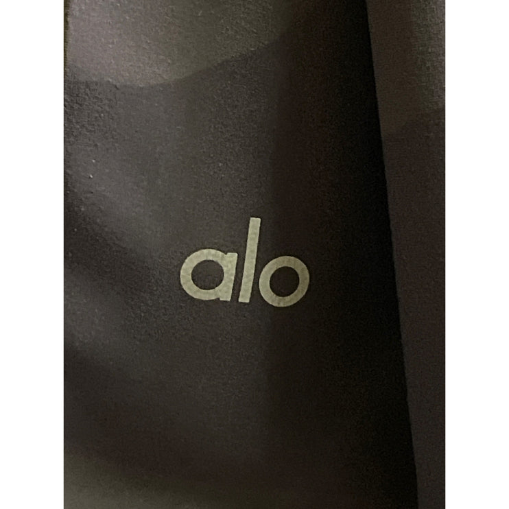 Alo Yoga Vapor Gray Camo Camouflage High Rise Skinny Athletic Leggings Pants S