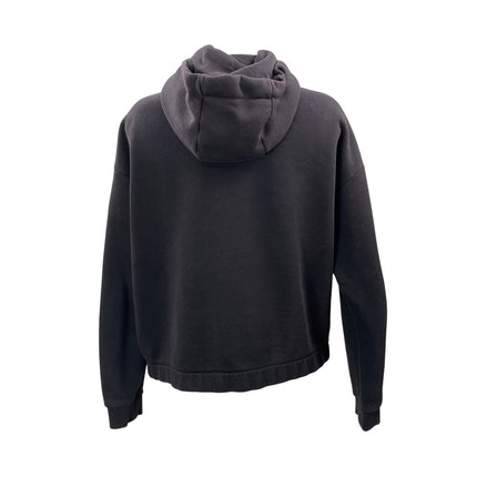 PICTURE Black Long Sleeves Full Zip Drawstring Hoodie Hooded Sweatshirt Jacket M