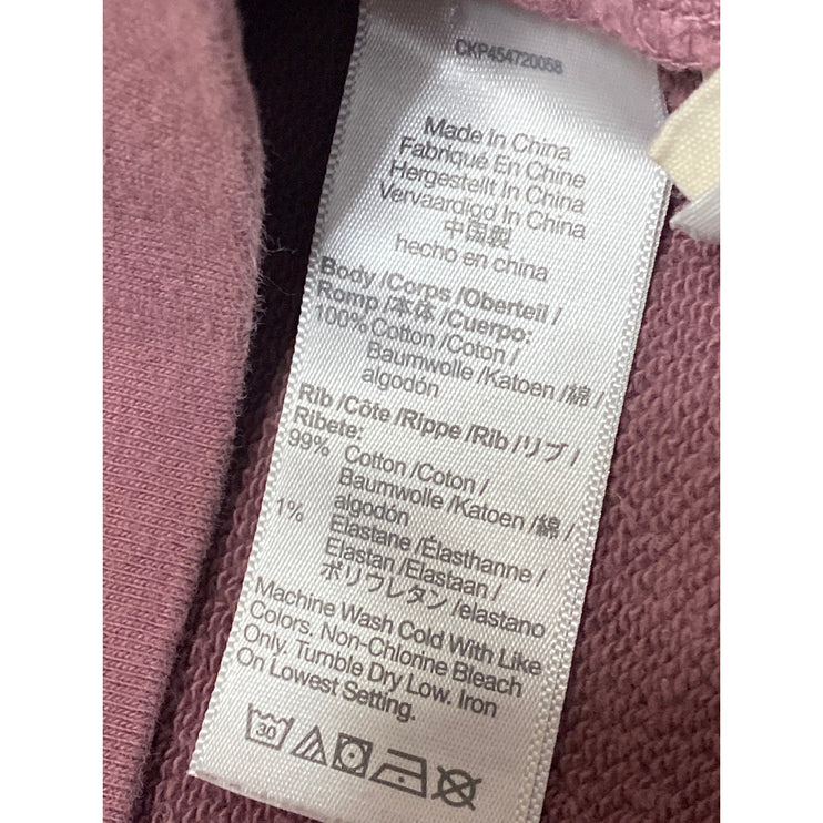Madewell Women's Pink Crew Neck Long Sleeve Basic Sweater Sweatshirt Top Size M