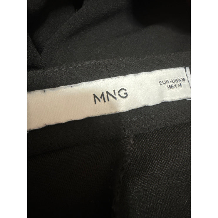MNG Mango Women's Black High Rise Flared Bootcut Career Trousers Pants Size M