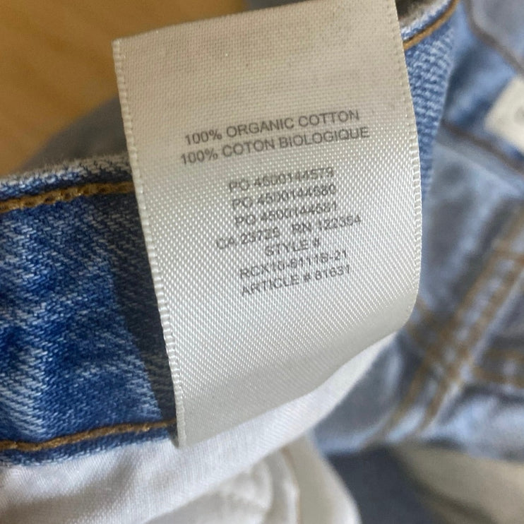 Aritzia Denim Forum Women's Blue High Rise Wide Leg Baggy Denim Jeans Size XS