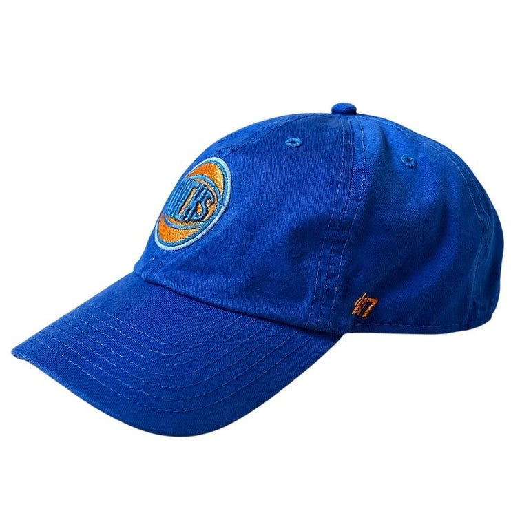 47 Brand New York Knicks NBA Blue Embroidered Logo Adjustable Baseball Cap OS