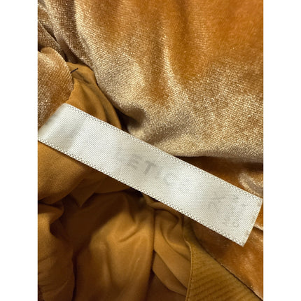 Fabletics Wander Brown Velvet Velour Zip Up High Neck Puffer Coat Jacket Size 2X