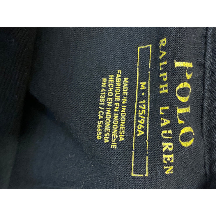 Polo Ralph Lauren Iconic Men's Black Crew Neck Short Sleeve Tee T-Shirt Top Sz M