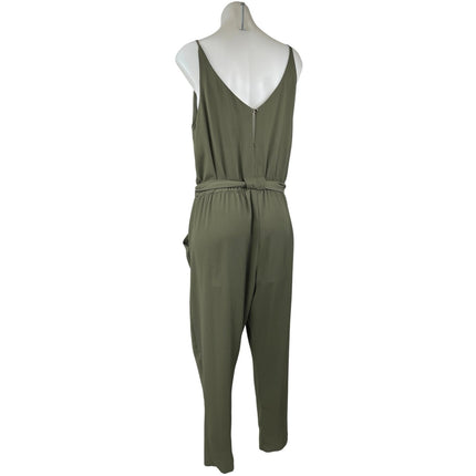 Atmosphere Green Sleeveless Cami Camisole Belted Straight Leg Romper Jumpsuit 12