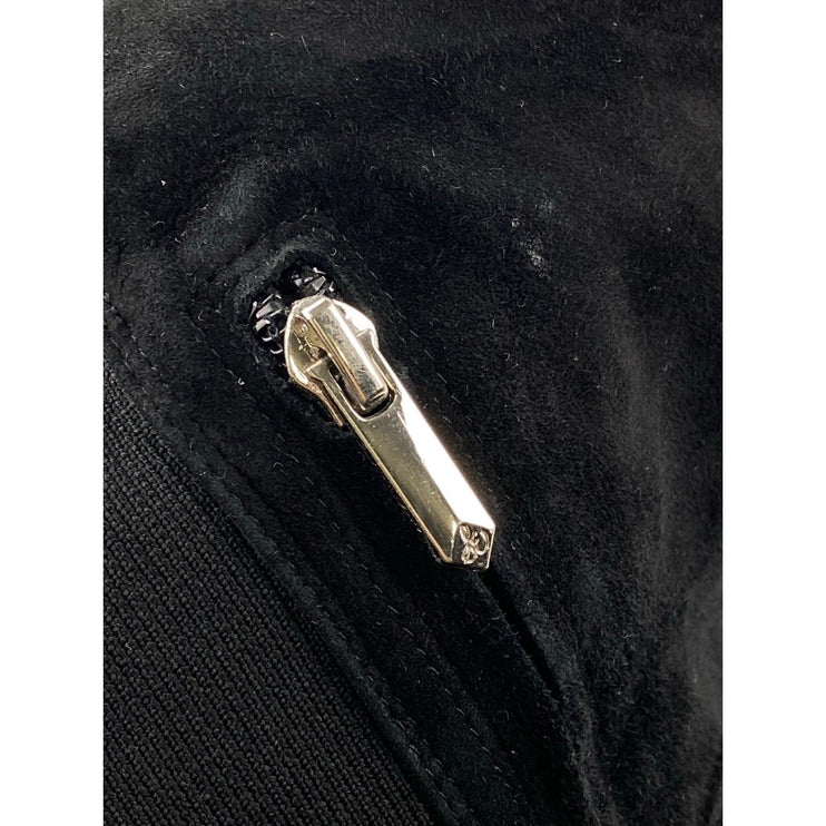 Sam Edelman Women's Black Suede Block Heel Zip Up Round Toe Tall Boots Size 6