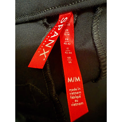 Spanx Black High Waisted Straight Leg Activewear Trousers Leggings Pants Size M