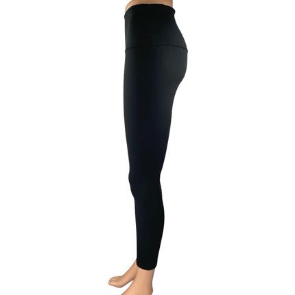 Quince Black Skinny Leg High Waist Activewear Workout Yoga Leggings Pants Size M