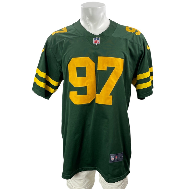 Nike On Field NFL Kenny Clark #97 Green Bay Packers Men's Football Jersey Sz L