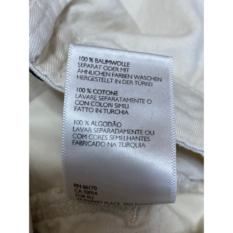 Urban Outfitters BDG White High Waist Jogger Utility Cargo Trousers Pants Size M