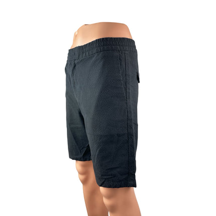 No Nationality NN.07 Men's Black High Rise Casual Lounge Chino Crown Shorts 31