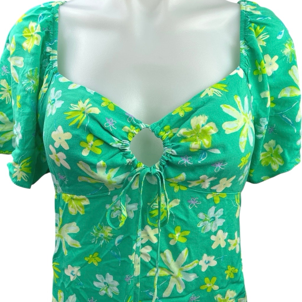 primark green floral dress Seven Outfits For Seven Days | Capsule Wardrobe Style