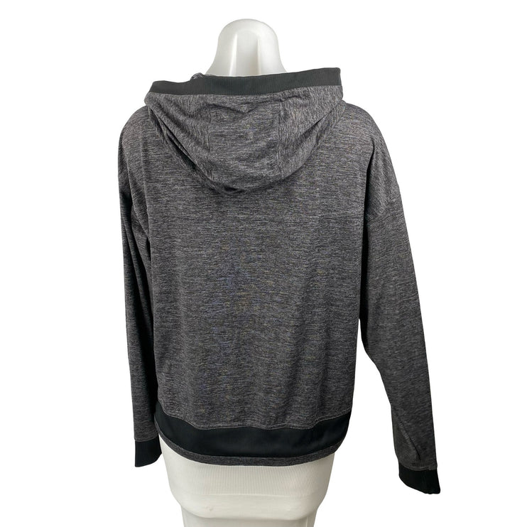 Mondetta Women's Black Hoodie Hooded Athletic Performance Sweatshirt Top Size S