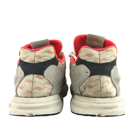 Adidas ZX Torsion Women's White Solar Red Lace Up Athletic Sneakers Shoes Sz 8.5
