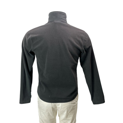 The North Face Men's Black Long Sleeves 1/4 Zip Fleece Pullover Sweater Top S/P