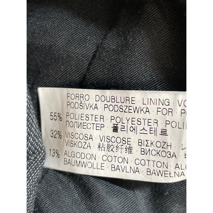 Zara Men Dark Gray Wool Notch Lapel Long Sleeve Blazer Sport Coat Suit Jacket 40