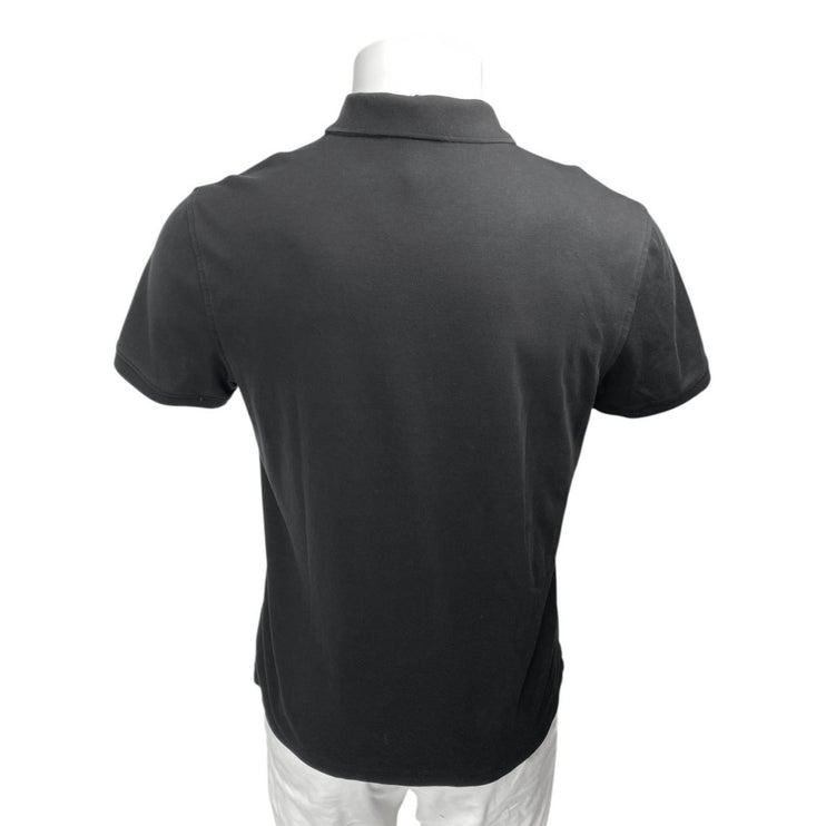 Calvin Klein Men's Black Liquid Cotton Golf Short Sleeve Polo Shirt Top Size M