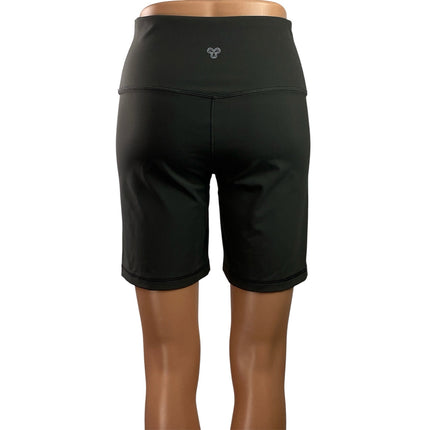 Aritzia TnAction Black High Waisted Mid Thigh Activewear Athletic Biker Shorts M