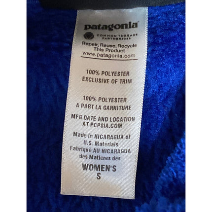 Patagonia Re-Tool Snap-T Fleece Long Sleeve Collared Sweater Sweatshirt Top Sz S
