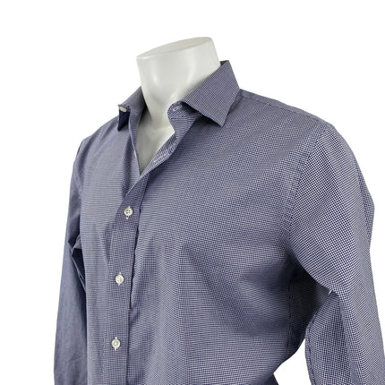 J.Crew Ludlow Men Blue Gingham Check Long Sleeve Slim Button Up Dress Shirt 16.5