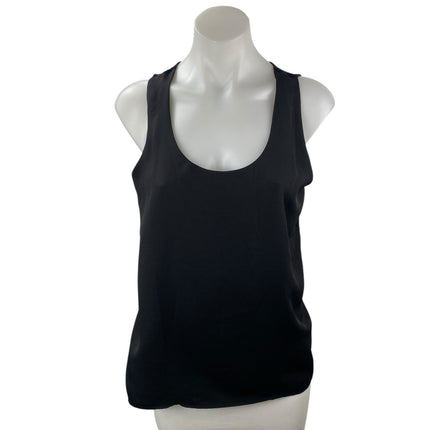 Ann Taylor Women's Black Sleeveless Scoop Neck Basic Cami Camisole Tank Top Sz M