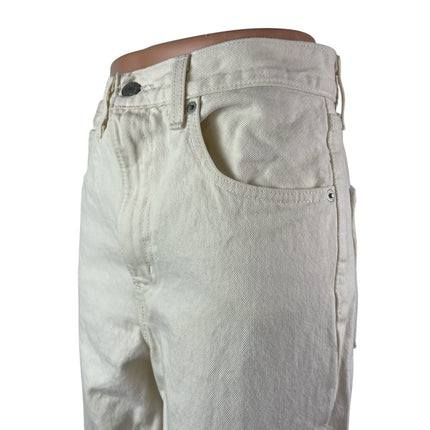 Levi's 70s High Slim Straight Leg Women's White High Rise Denim Jeans Size 27