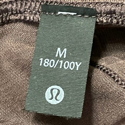 Lululemon 5 Year Basic Men's Purple Taupe Long Sleeves Henley Tee T-Shirt Top M