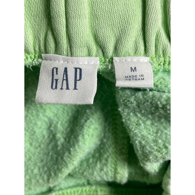 Gap Women's Green Fleece Knit High Rise Baggy Tapered Jogger Sweat Pants Size M