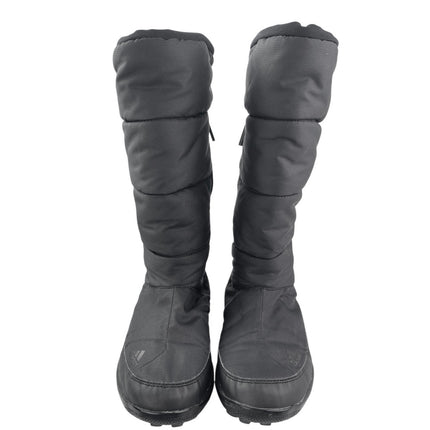 Adidas Libria Amber Women's Black Round Toe Slip On Puffer Winter Snow Boots 6