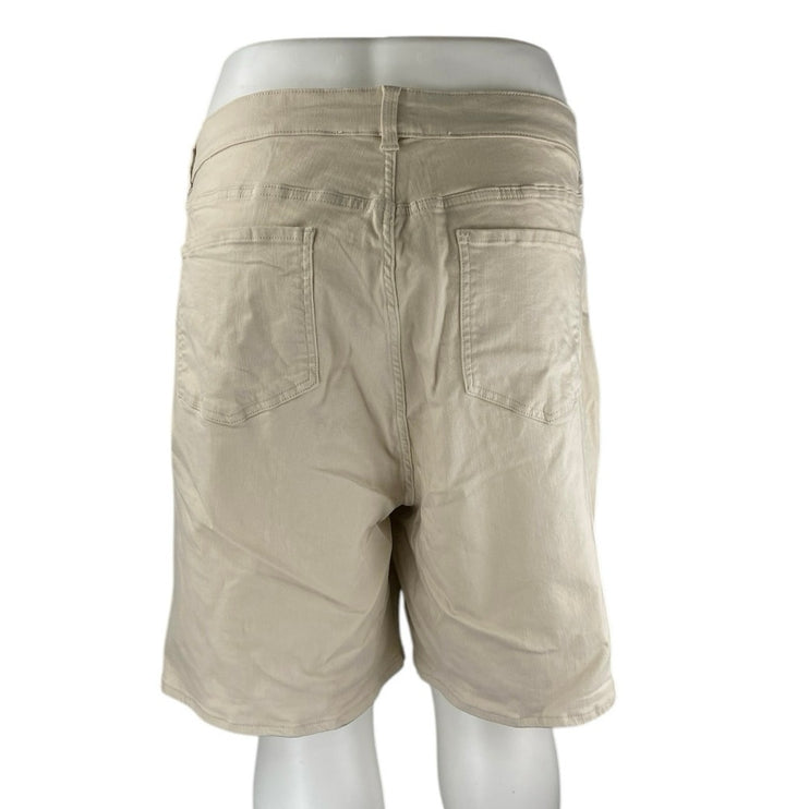NEW Universal Standard Women's Beige Khaki Bermuda Golf Chino Shorts Size 26