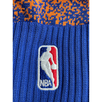 New Era New York Knicks NBA Blue Orange Embroidered Logo Pom Pom Beanie Hat OS