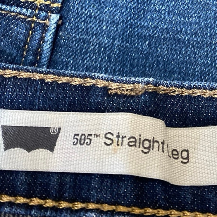 Levi's 505 Straight Leg Women's Blue Flared Bootcut Denim Jeans Pants Size 30