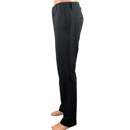 J. Lindeberg Men's Black Straight Leg Narrow Fit Chino Khaki Trousers Pants 32