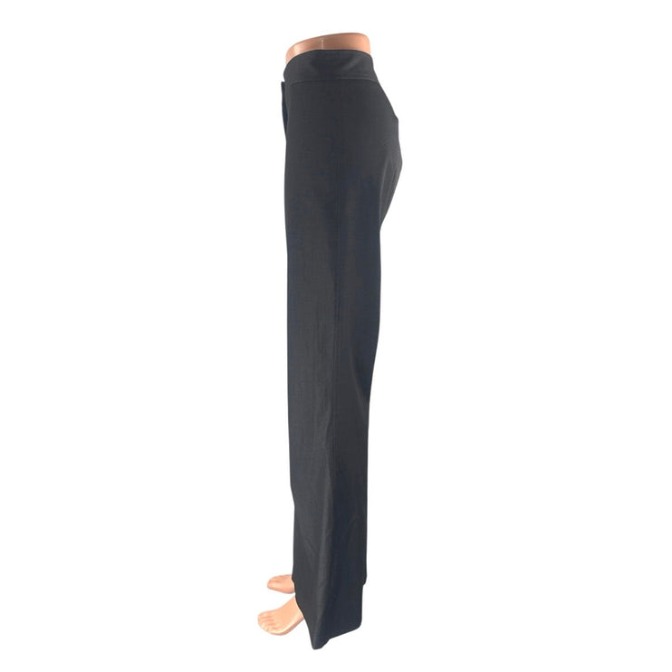 Karen Kane Women's Black High Rise Wide Leg Baggy Career Trousers Pants Size 8
